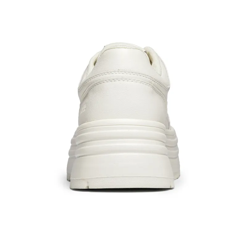 Kappa Anti Slip Wear Resistant Low Top Skateboard Shoes Women's White-4