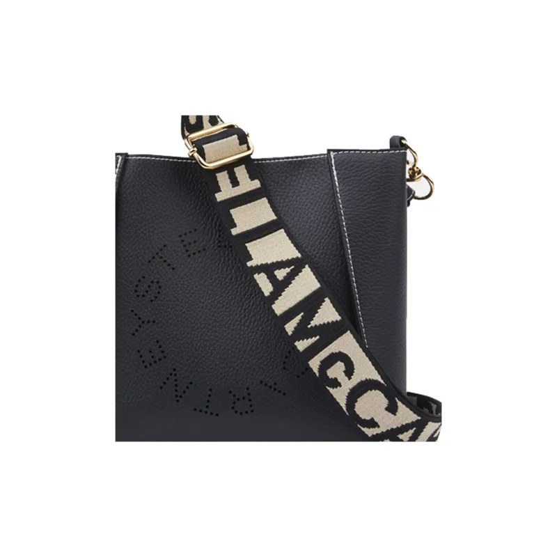 Stella McCartney Logo Perforated Crossbody Bag-4