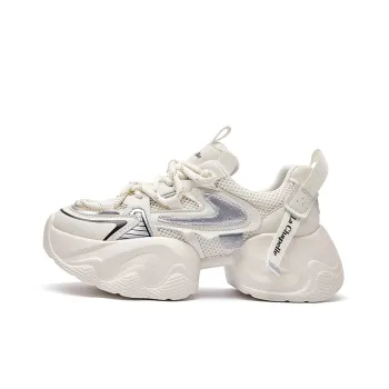 La Chapelle Breathable Height Increase Low Top Chunky Sneakers Women's