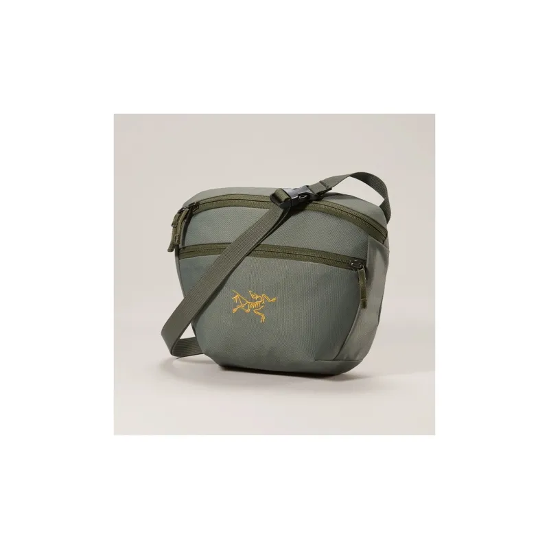 Arcteryx 2.5L Crossbody Bags Polyester With Polyester Woven Fabric Dusty Green Unisex-5