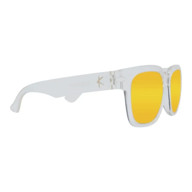KESSLER TR90 Rectangular Sunglasses Unisex White-2