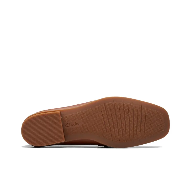 Clarks Sarafyna Iris Loafers 2cm Women's Tan-5