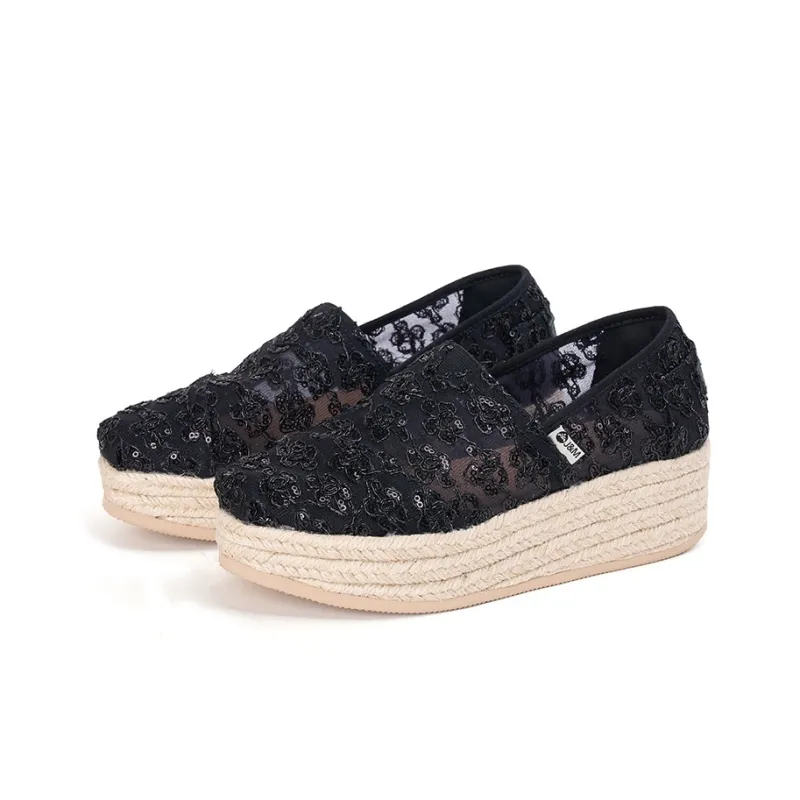 Joy&Mario Espadrilles Women's Silver/Gold/Black-1