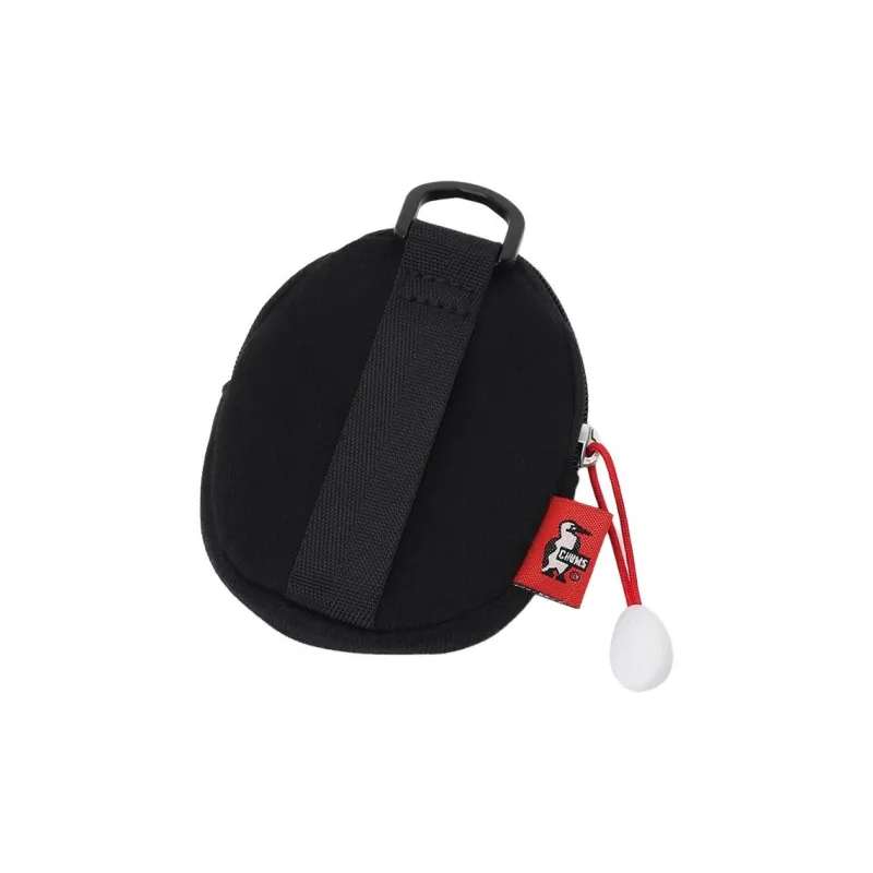 CHUMS Polyester Coin Purse Unisex Black-1