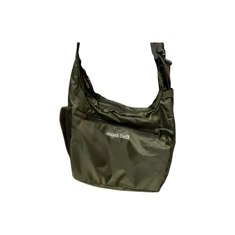 MONTBELL Nylon Shoulder Bag Unisex Khaki Green-4