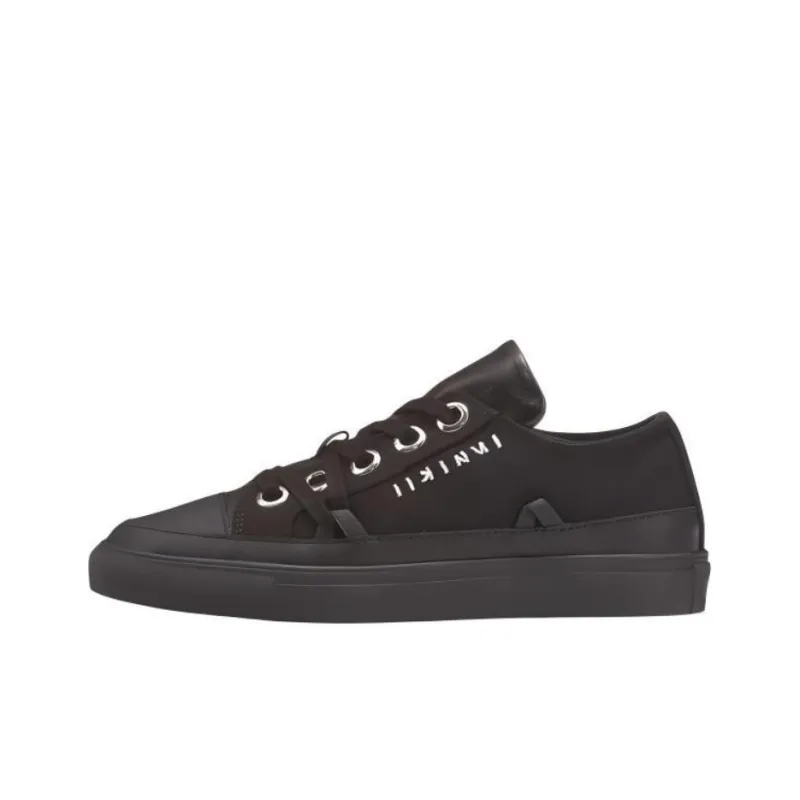Inuikii Low-Top Skateboard Shoes Women's Black-0