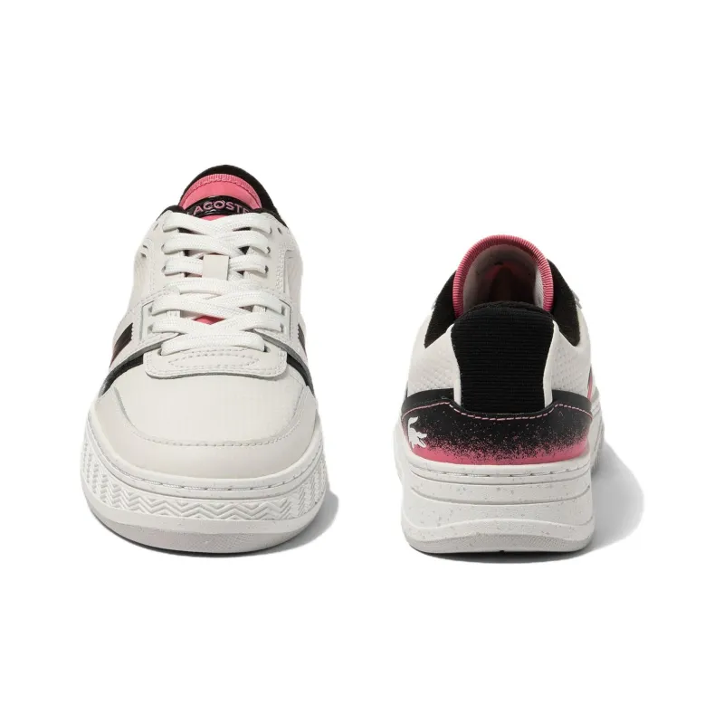 LACOSTE L001 Low Top Skateboard Shoes Women's White-3