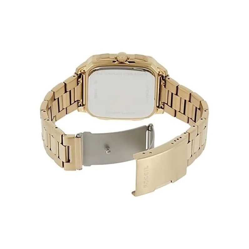 FOSSIL Wrist Watch Automatic Mechanical Movement Stainless Steel Strap Cut Out Dial Men's Watches-4