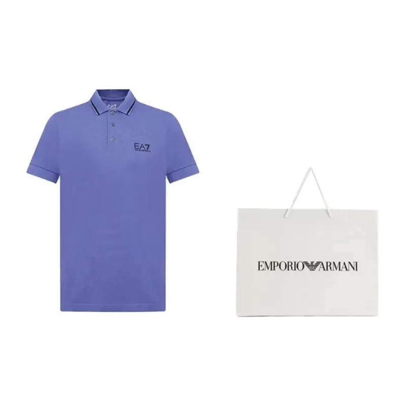 EMPORIO ARMANI Piqué weave Polo Shirt-3