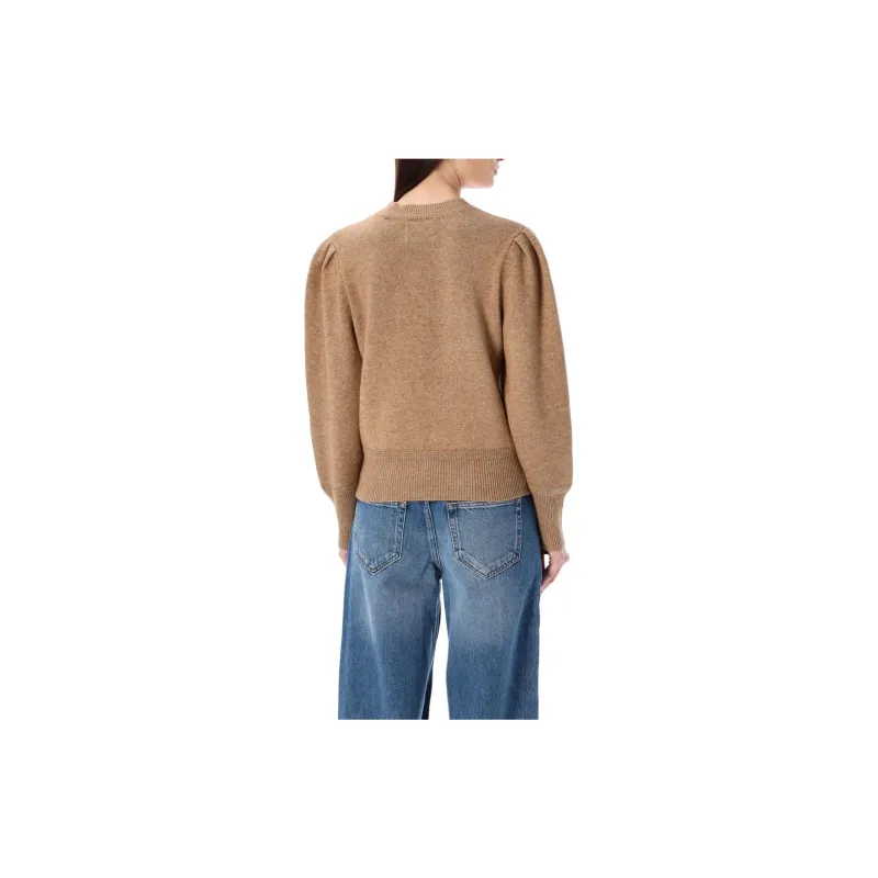 ISABEL MARANT ETOILE Kelaya Logo-Embroidered Crewneck Jumper-1
