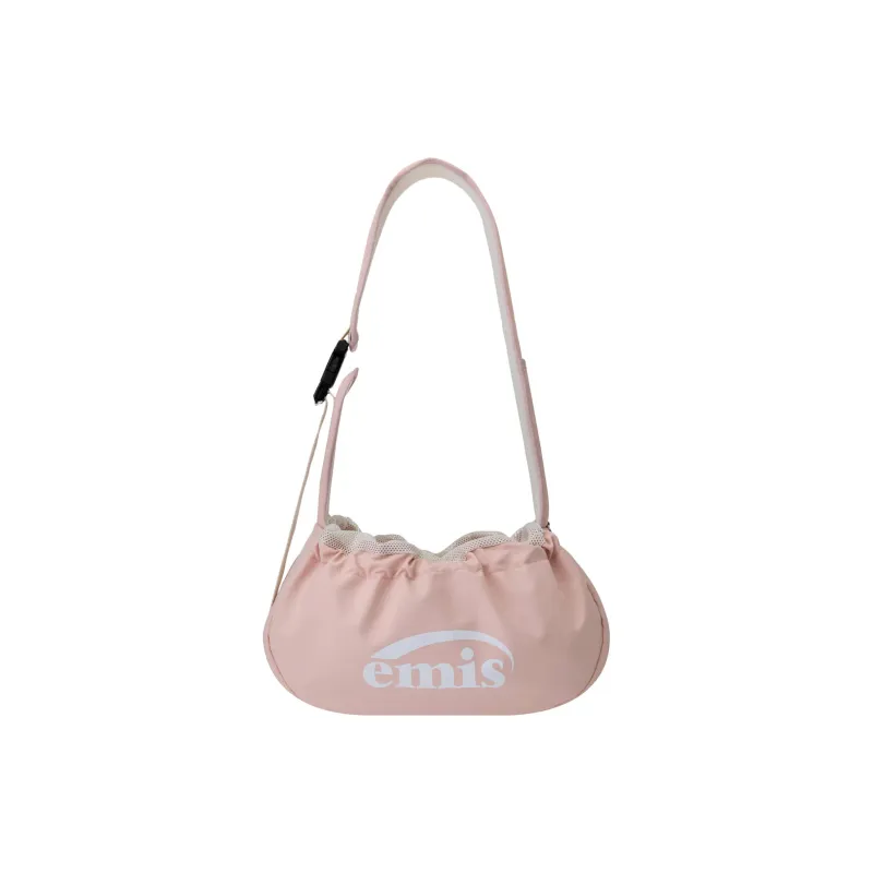 Emis Nylon Shoulder Bag Crossbody Bag Women's Pink-0