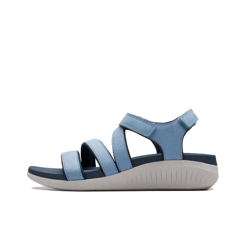 Clarks Beach Sandals Women's Denim Blue-0