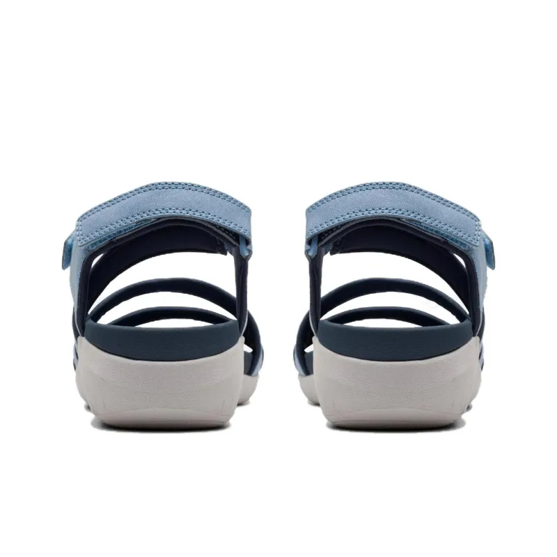 Clarks Beach Sandals Women's Denim Blue-3