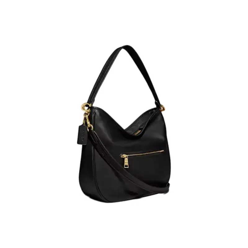 COACH Tabby Leather Shoulder Bag, Crossbody Bag Women's Black-2