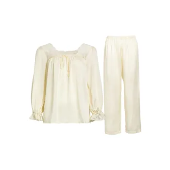 Silk Boundary Pajama Set Women's