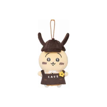 Chiikawa Usagi Coffee Shop Employee Mascot Dolls Plush Pendant