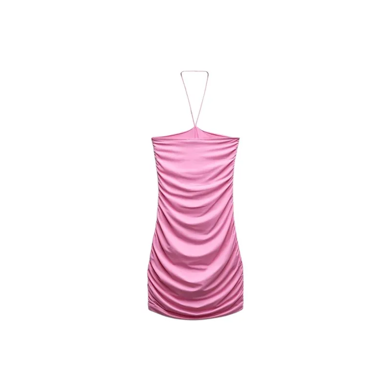 ZARA Slip Dresses Women's Pink-1