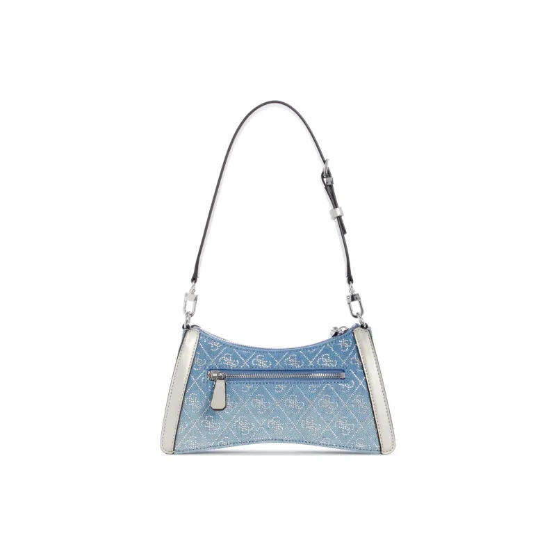 GUESS Faux Leather Handbag, Shoulder Bag Regular Women's Blue-2