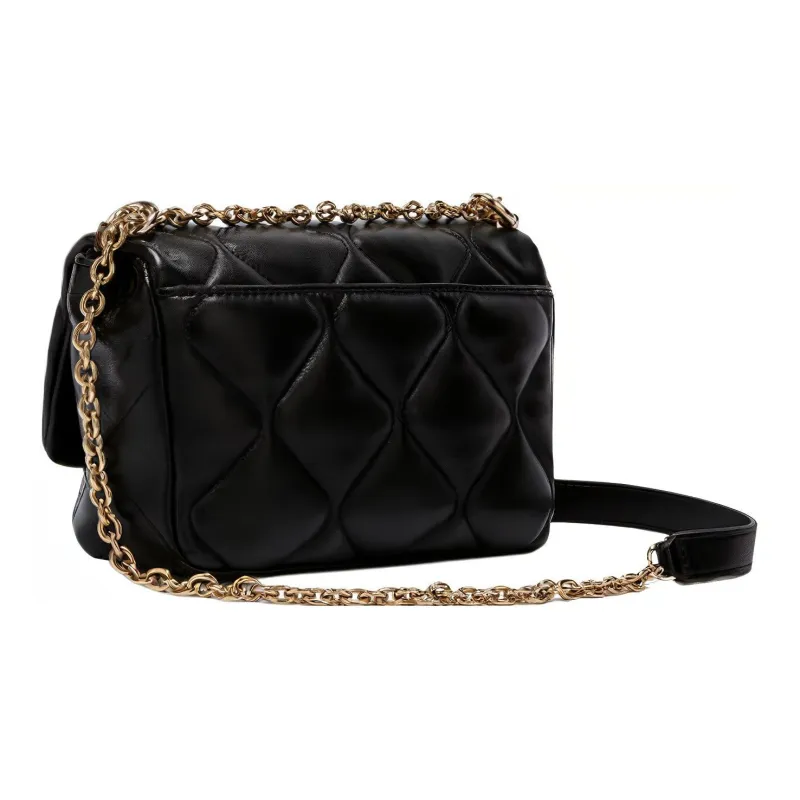 Furla 1927 Collection Quilted Nappa Leather Shoulder Bag Mini Women's Black-3
