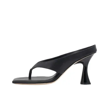 STUDIO AMELIA Flip Flops 9cm Women's Black