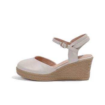 Mulinsen Strap Sandals 7cm Women's Beige