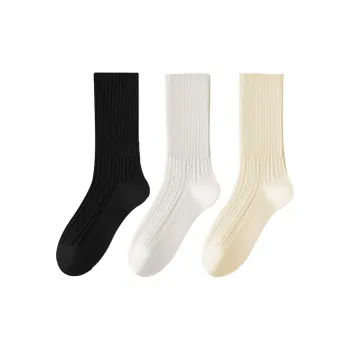 XXLLG Mid Calf Socks Women's 3 Pack