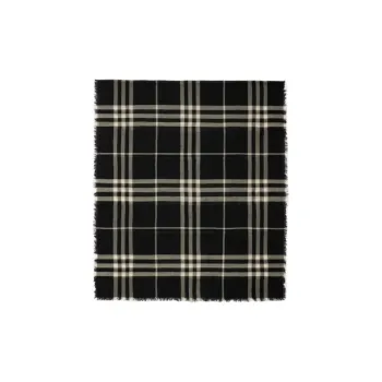 Burberry Check Wool Scarf