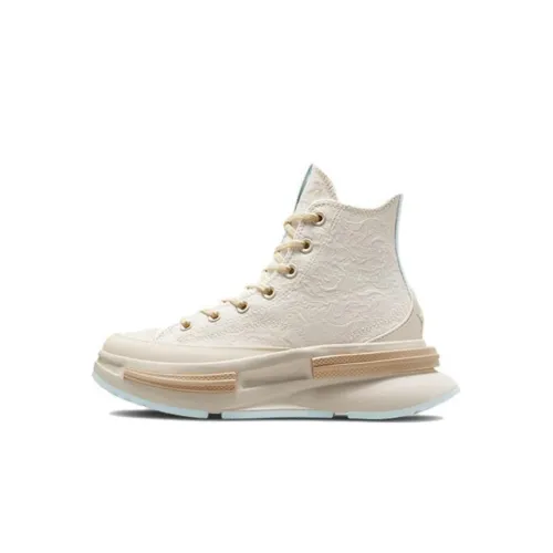 Converse Run Star Legacy Canvas Shoes Unisex High-Top Beige/White/Blue