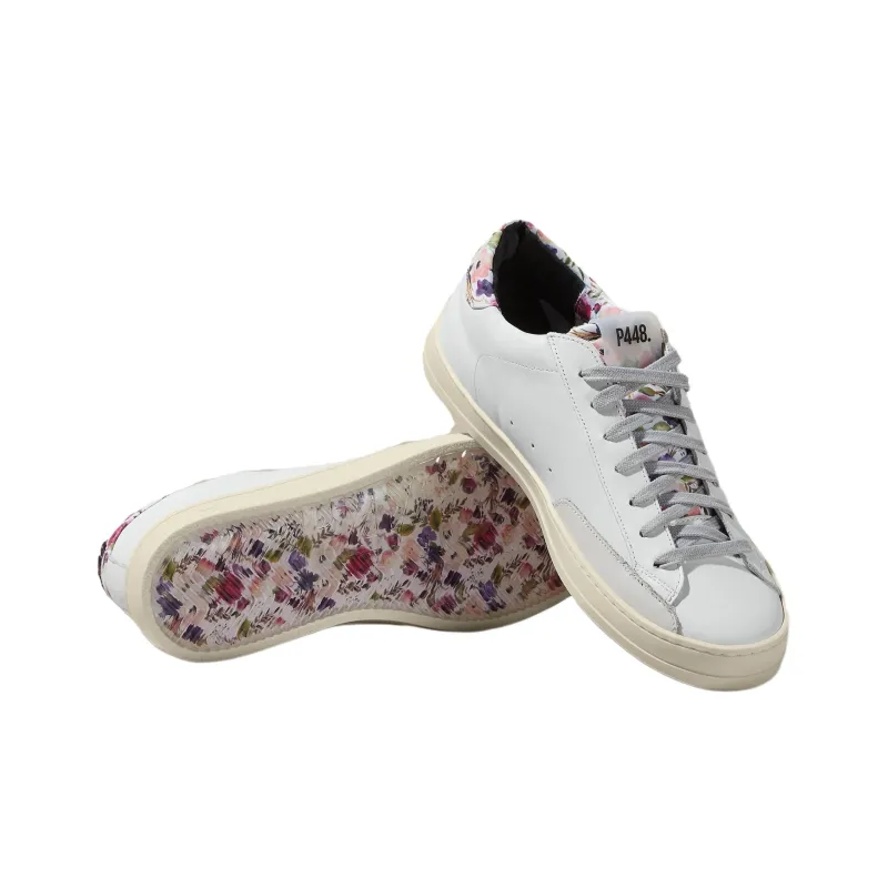 P448 Low-Top Skateboard Shoes Women's White-3