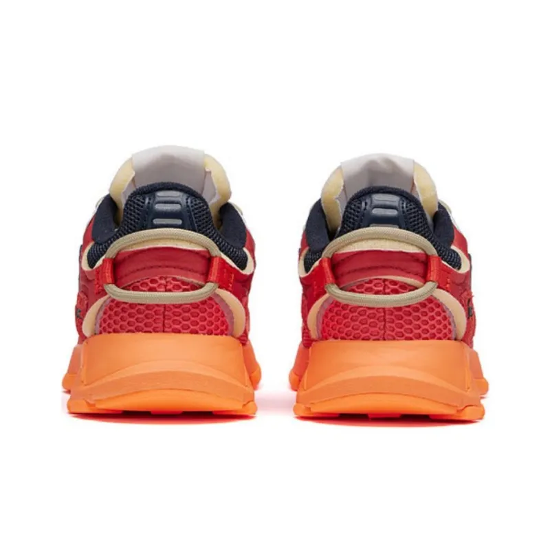LACOSTE L003 Neo Low Top Casual Shoes Women's Orange-3