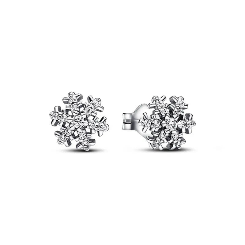 Pandora 925 Sterling Silver Stud Earrings Women's-0