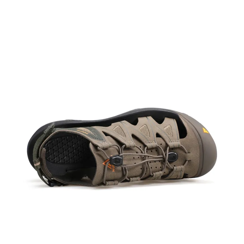 HUMTTO Beach Sandals Men's Khaki Olive Green-2