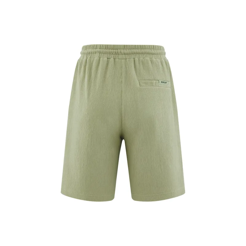 CAT SS24 Casual Shorts Men's Khaki Green-1