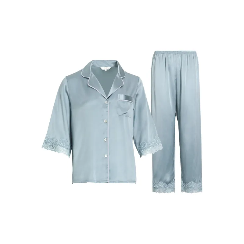 Silk Boundary Pajama Set Women's-2