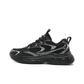 Black tailed Deer Cushioning, Slip Resistant, Abrasion Resistant, Lightweight Low Top Chunky Sneakers Men's