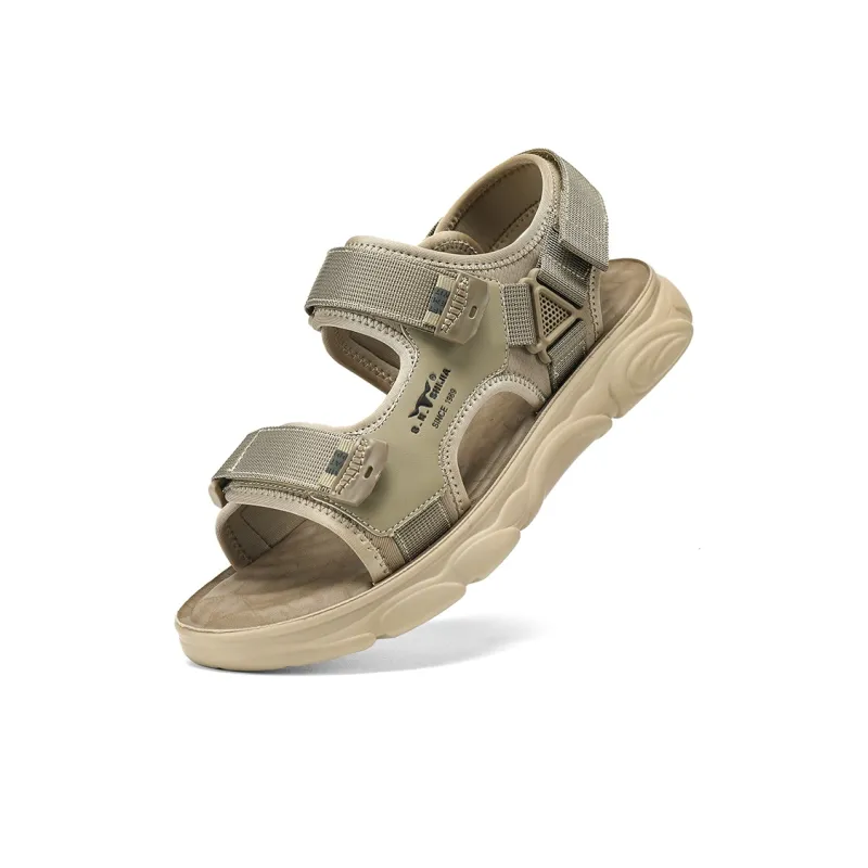 G.N.SHIJIA Beach Sandals Men Khaki/Green-2