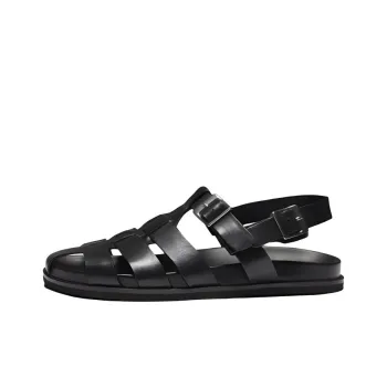 GRENSON Quincy Roman Sandals Men's Black