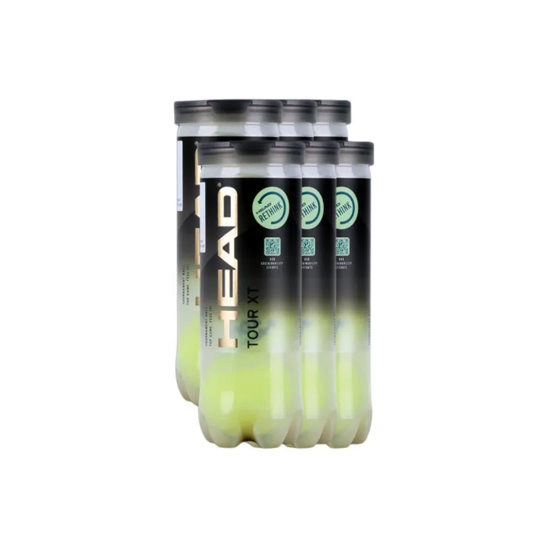 HEAD TOUR XT Tennis Balls Wool, Nylon, Cotton Training Ball Indoor And Outdoor Green-2