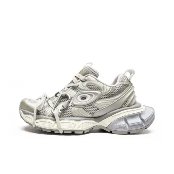 PONGFINITY Cushioned Anti-Slip Wear-Resistant Breathable Lightweight Low-Top Chunky Sneakers Unisex