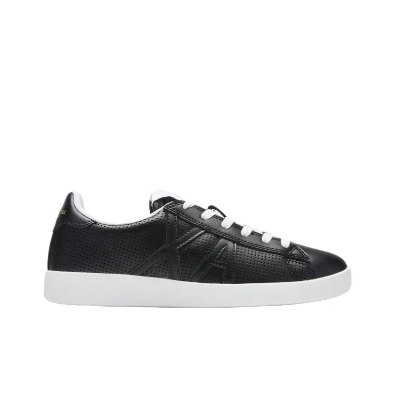 EMPORIO ARMANI Skateboard Shoes Men's Black-1
