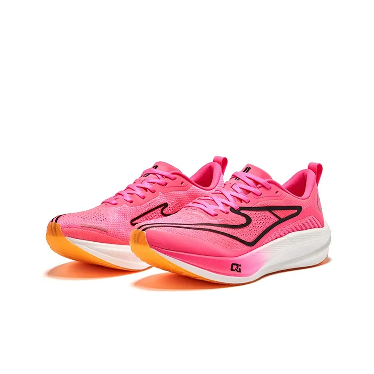 Erke Dust 3.0 Anti-Slip And Wear-Resistant Cushioning Rebound Low-Top Running Shoes Men's Dragon Fruit Red-2