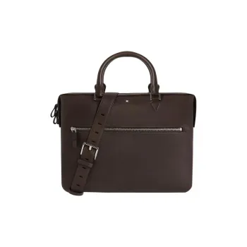 MONTBLANC Meisterstuck Leather Briefcases Men's Brown