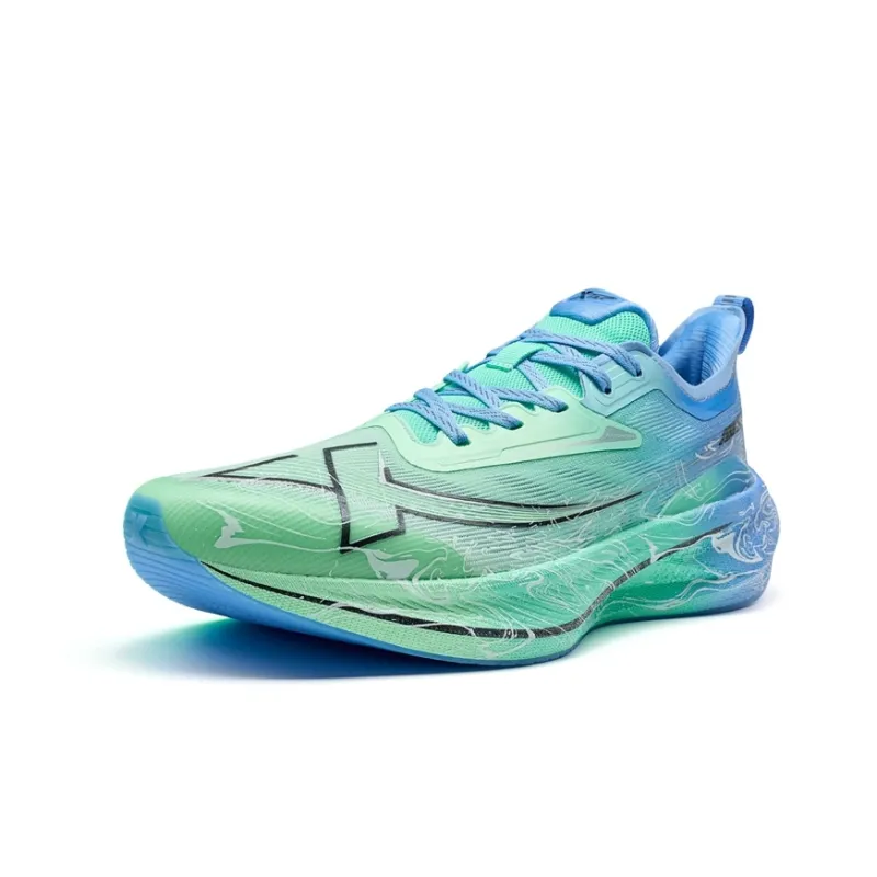 XTEP Two Thousand Kilometers 2.0 Wear-Resistant Slip-Resistant Low-Top Running Shoes Men's Summer Breeze-2