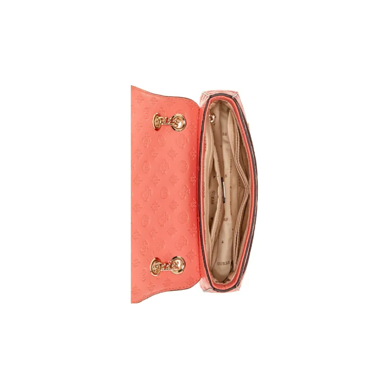 GUESS Faux Leather Shoulder Bag Crossbody Bag Women's Pink-2