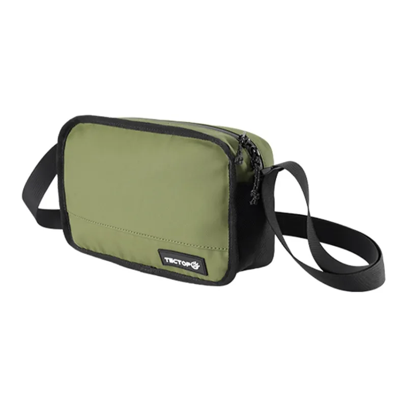 Tectop Polyester Portable Crossbody Bag, Shoulder Bag Regular Unisex Orange/Black-0