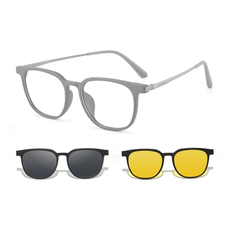 Cornstone Β Titanium TR90 Square Sunglasses Unisex-6