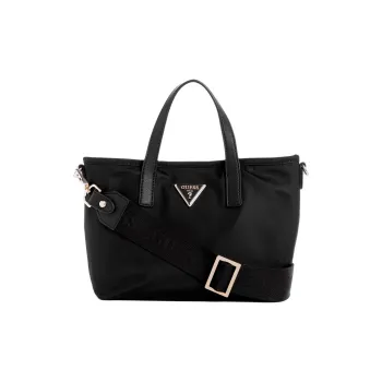 GUESS Nylon Tote Bag Shopping Bag Shoulder Bag Crossbody Bag Handbag Mini Women's Black