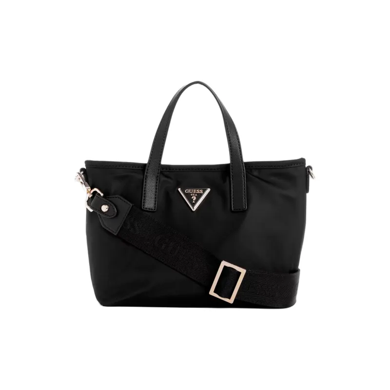 GUESS Nylon Tote Bag Shopping Bag Shoulder Bag Crossbody Bag Handbag Mini Women's Black-0