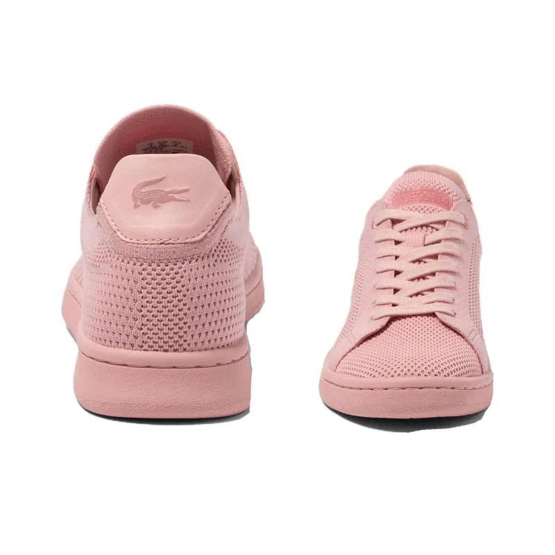 LACOSTE Carnaby Low Top Skateboard Shoes Women's Pink-3