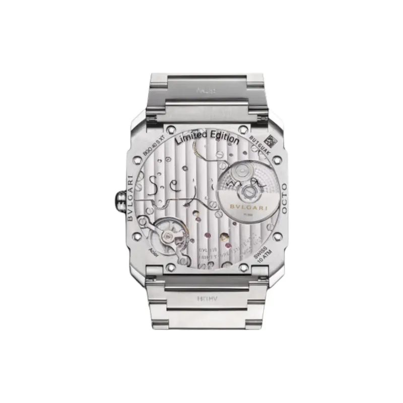 BVLGARI Wrist Watch Automatic Mechanical Movement Stainless Steel Strap 40mm Silver Dial Unisex-2